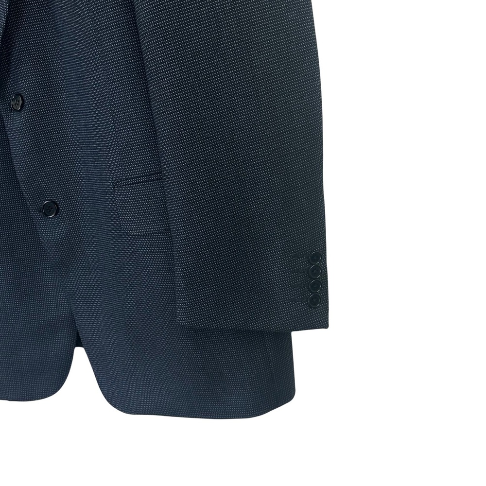 Canali Blazer Sport Coat Blue Wool Cashmere Made in Italy 2 Button Mens 54R - Picture 3 of 9